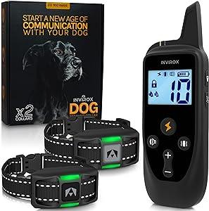 INVIROX X2 Dog Training Collars System For 2 Dogs - INVIROX DOG TRAINING GEAR