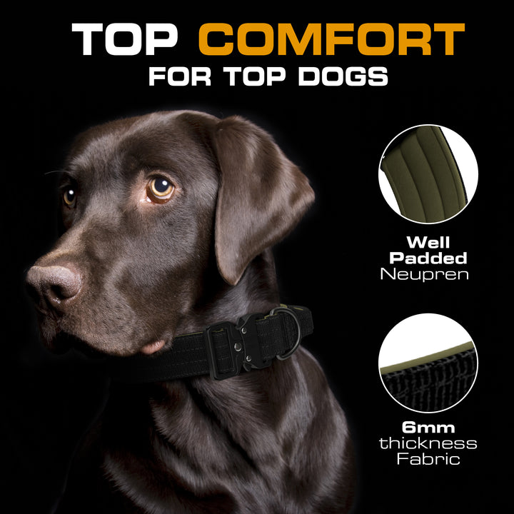 INVIROX Heavy-Duty Tactical Collar For Dogs - K9 Extreme Series