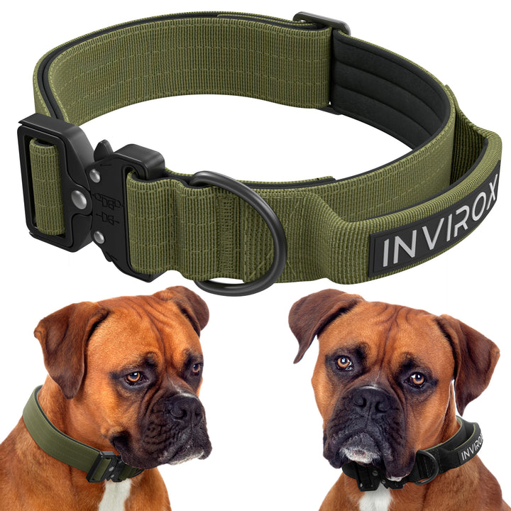 INVIROX Heavy-Duty Tactical Collar For Dogs - K9 Extreme Series