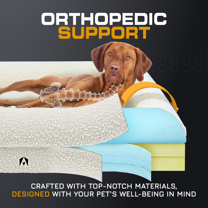 INVIROX LUXURY XL DOG BED - CertiPur-US Verified