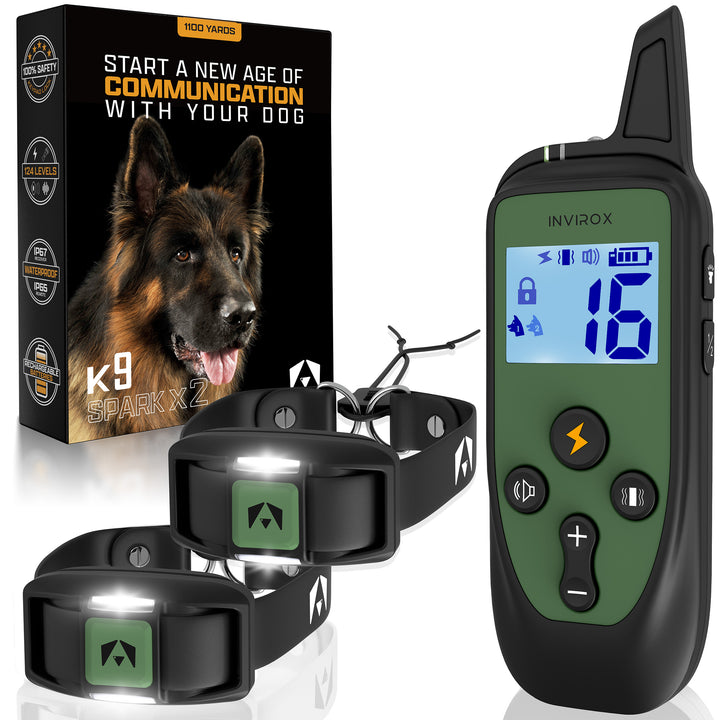 INVIROX X2 SPARK K9 Dog Training Collar